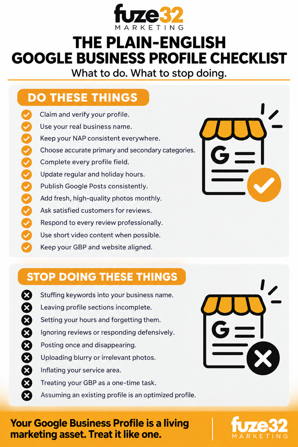 GBP What to do - What not to do